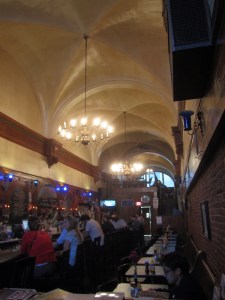 Interior of pub/former ticket office